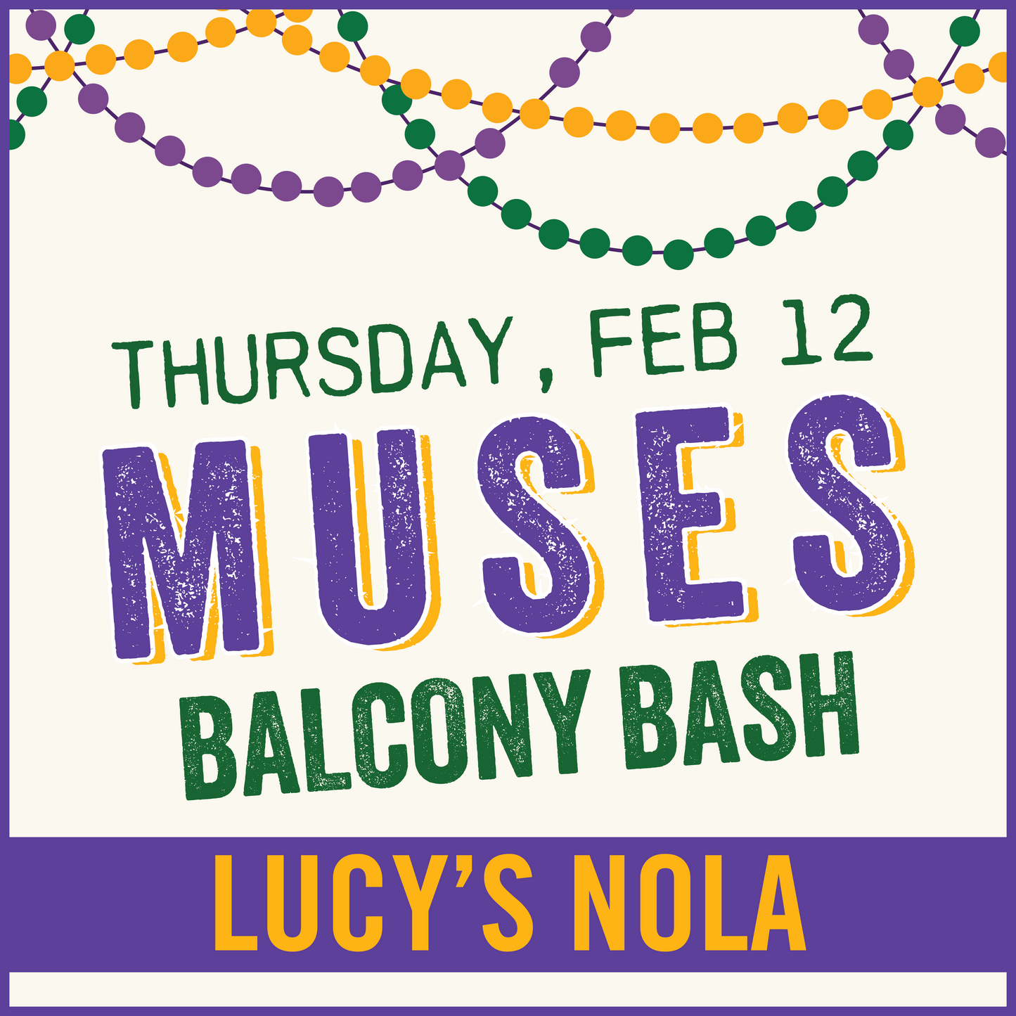 Krewe of Muses Balcony Bash (2/12)