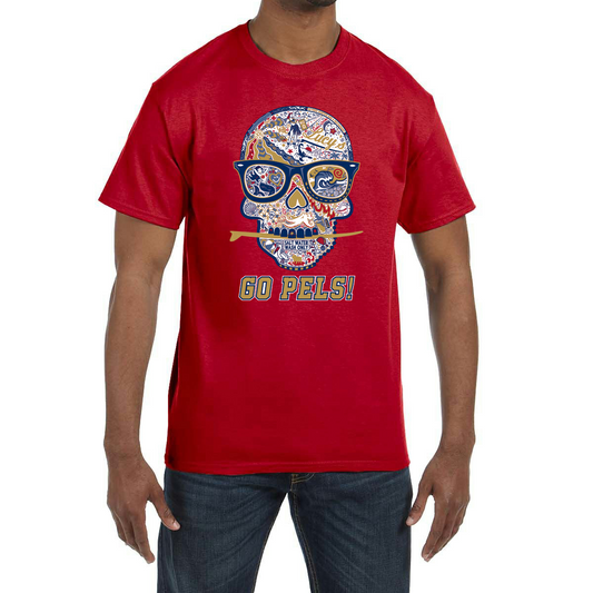 Go Pels! Skull Tee